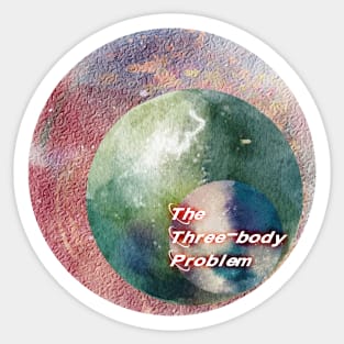 The Three Body Problem Planets Design Sticker